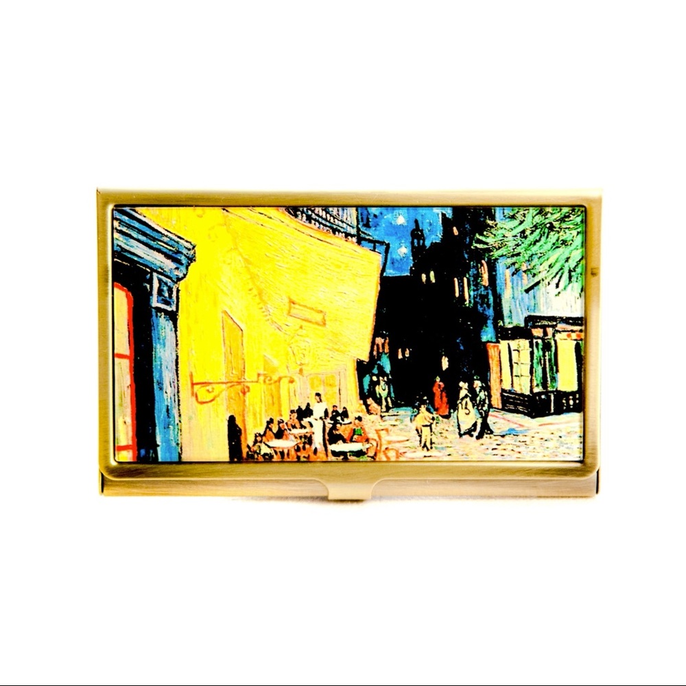 Cafe Terrace At Night Card Case